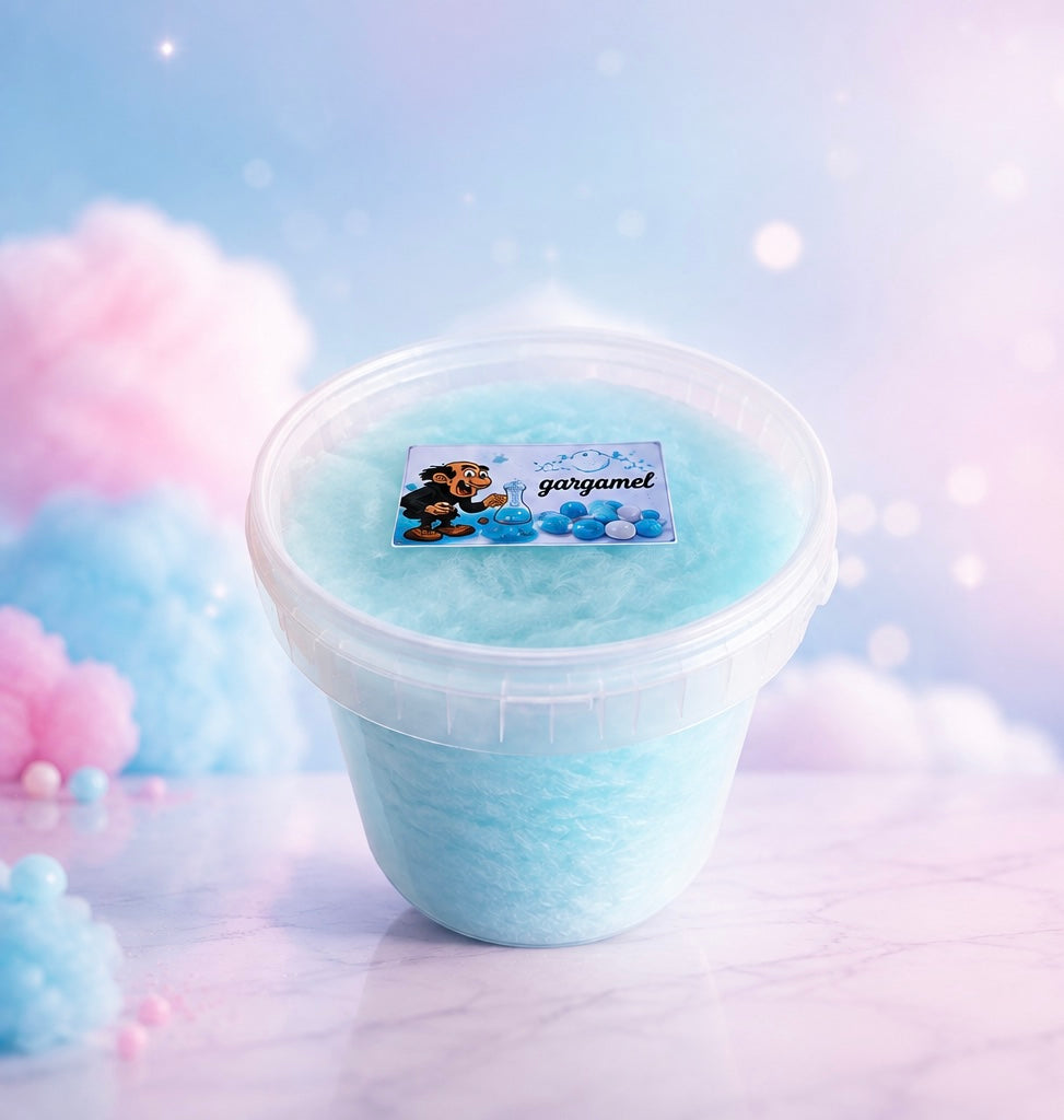 Barbe à papa naturel gargamel pot 50g
